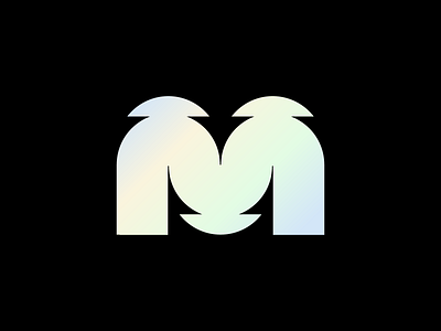 M Letter and Sound Waves - Ongoing project ai artificial intelligence branding logo m m letter mark minimal music sound tune wave