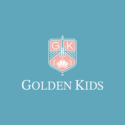 [LOGO DESIGN] GOLDEN KIDS 3d animation branding design graphic design illustration logo motion graphics ui vector