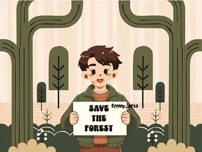 Illustrative Campaign for Forest Conservation awareness background celebration climate conservation day earth eco energy environment global warming planet protection recycle renew save saving sustainability wallpaper worldwide