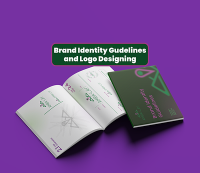 Brand Identity Guidelines with Logo - Modern and Professional brand guideline brand identity brand identity guideline branding branding kit business card corporate branding corporate logo graphic design lo logo logo design stationary