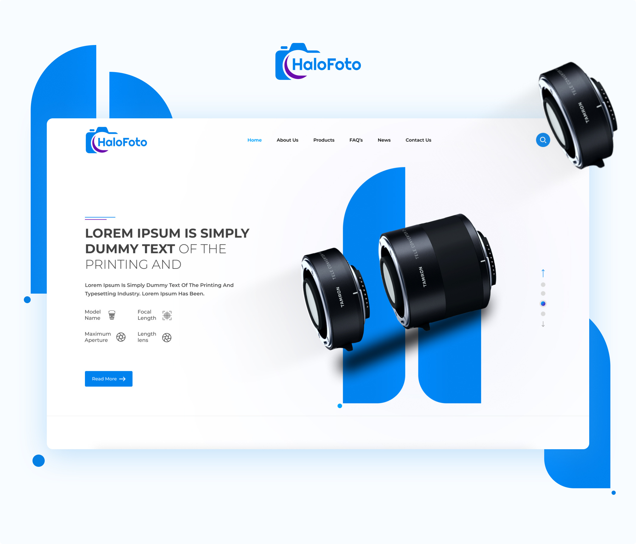 Halofoto branding design landingpage photoshop web web design