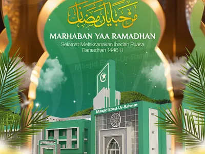 MARHABAN YAA RAMADHAN FLAYER DESIGN content design design education design graphic design minimalist design modern design