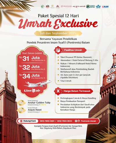 UMRAH PACKAGE DESIGN content design design education design graphic design minimalist design modern design