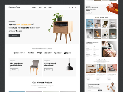 Furniture Website Designs e commerce website design furniture furniture website ui website design