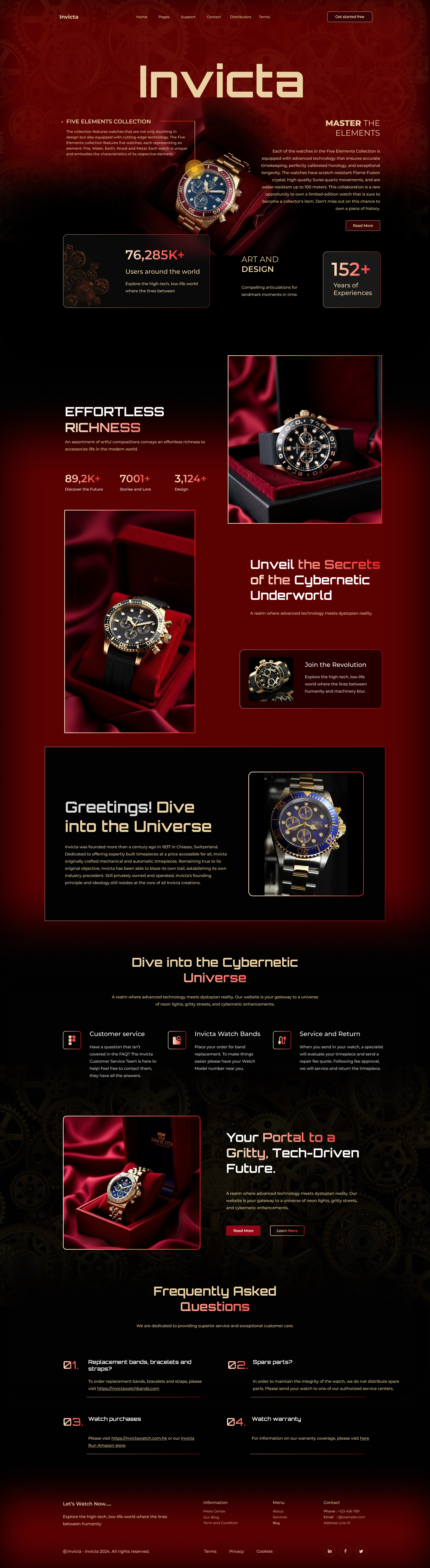 Watch Ui (Luxury Precision & Bold) and bold craftsmanship animation branding chronograph graphic design horology invicta invicta watch luxurywatche motion graphics precisiontimekeeping premiumwatches swissmovement ui ui ux ui watchaddic