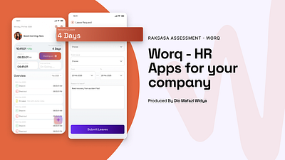 Worq HR Apps for your company apps available bestui design experience graphic hrapps human humanresource interface minimalist newtrend resources trend2025 ui uiux uiuxdesign user worq