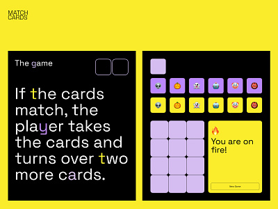 Match Cards: App branding app branding app design black branding color graphic design soap typography ui ux violet visual branding visual design yellow