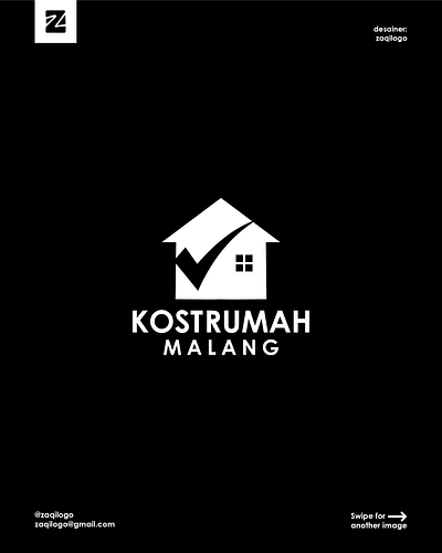 Kost Rumah Logo branding design graphic design home house illustration logo logos logotype simple logo vector