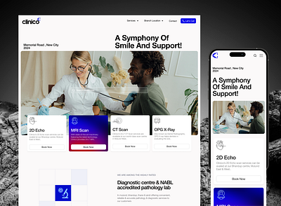 Clinico Health- UX/UI Design aero brand aerodesign aerouiux branding clean ui concept design fintech illustration landing page logo uiux web design