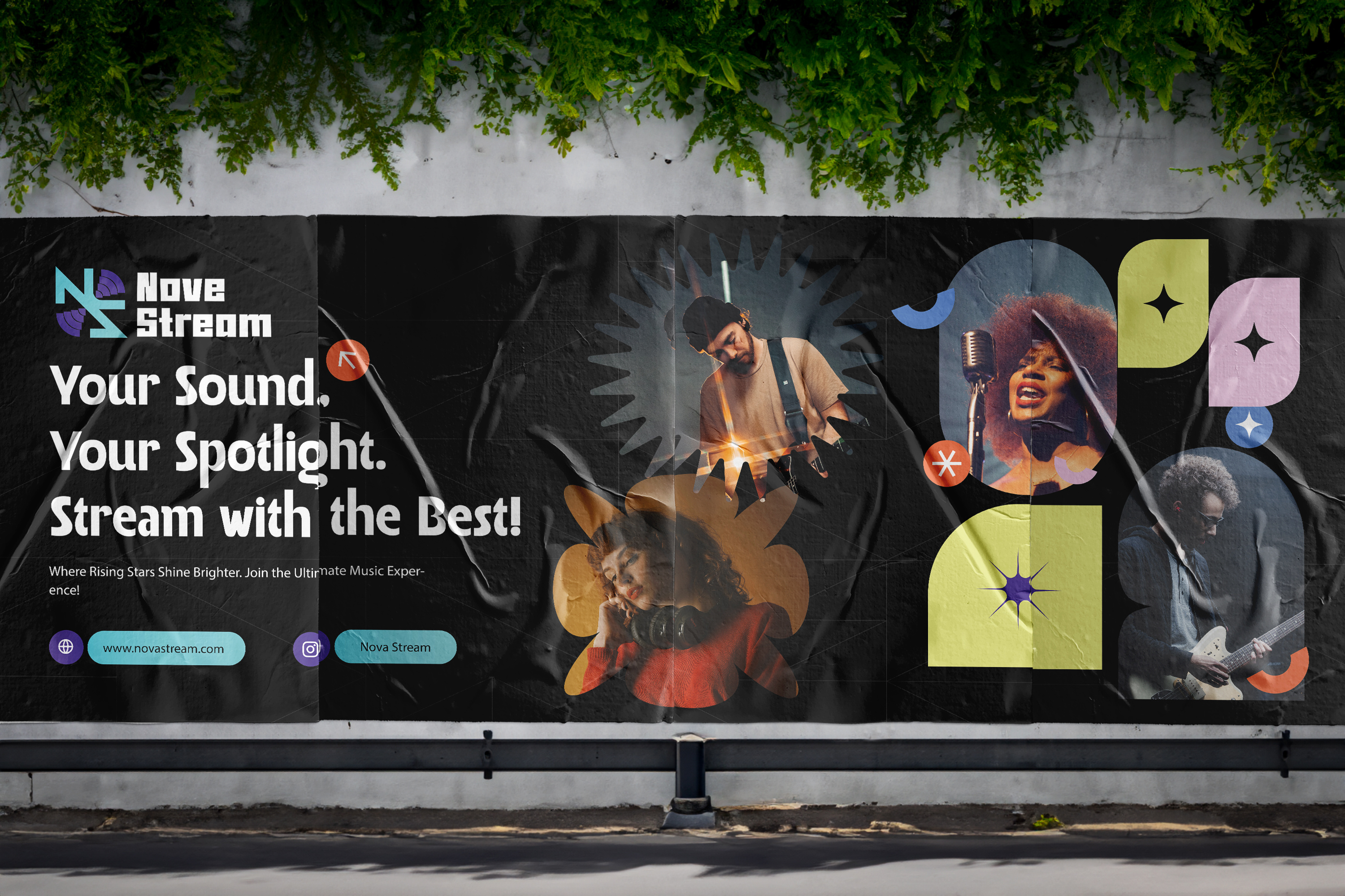 Brand Identity - Nova Stream brand branding design graphic design identity logo logodesign