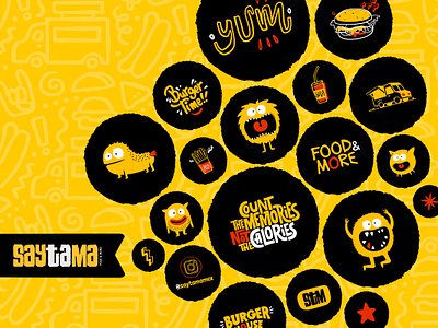 SAYTAMA Food & More - Branding branding graphic design illustration logo