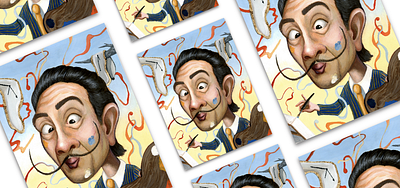 Salvador Dali Illustration illustration mixed media