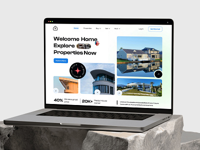 Homely - Real Estate Landing Page ✨ apartment design house buy sell house loan house rental interface property property buy sell real estate website real state residence web app web design web interface web ui