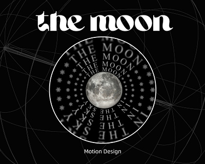 Lunar Motion: A Dynamic Typography Animation Featuring the Moon 2d animation after effect tutorial after effects animation creative animation design tutorial dynamic typography logo motion design motion graphics motion inspiration typography typography animation visual storytelling