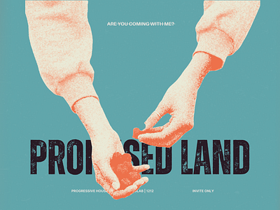 Promised Land | altruistic branding design graphic design music typography