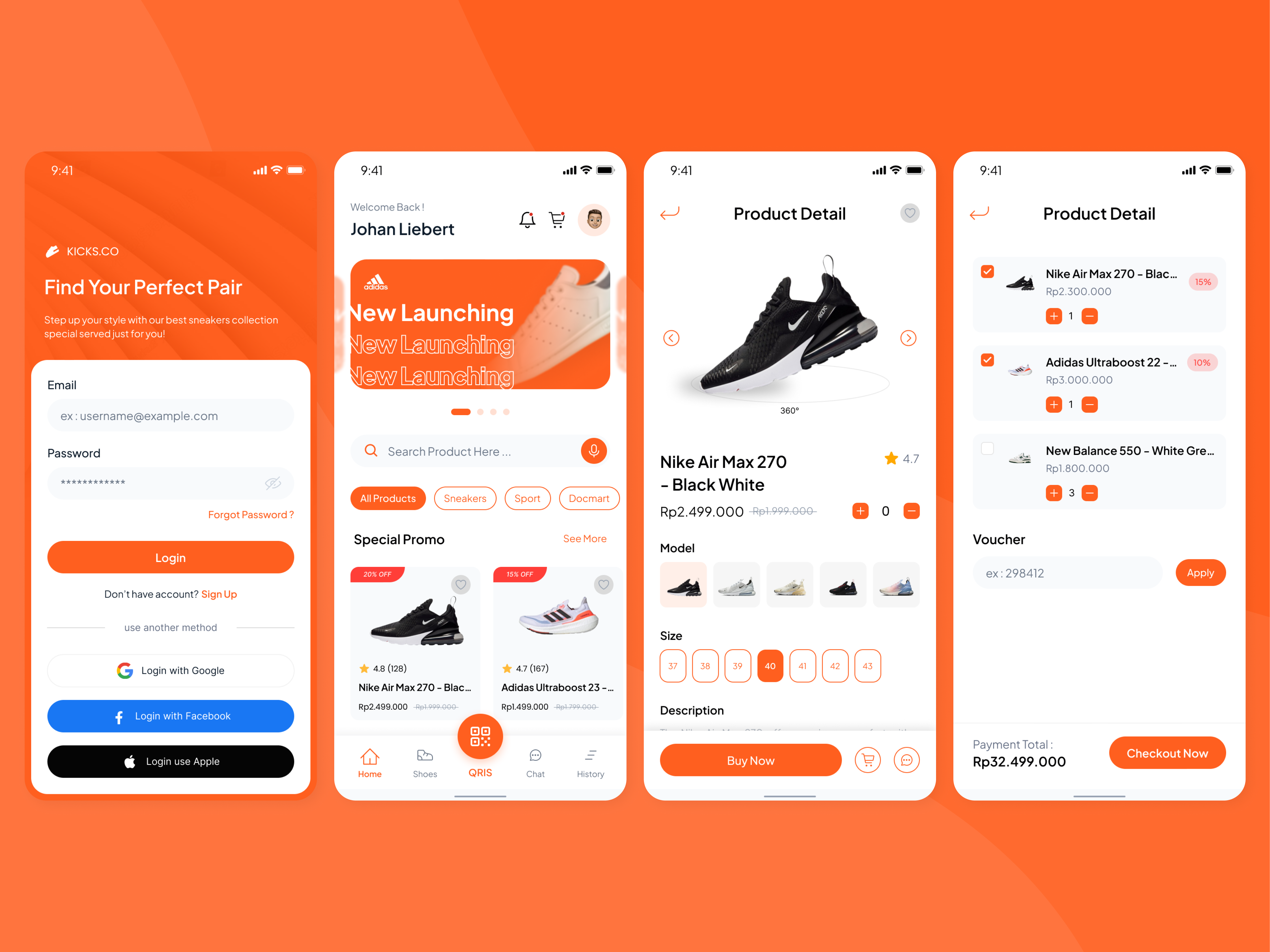 KICKS.CO - Sneakers & Shoes Marketplace Mobile App app e commerce ecommerce kick marketplace mobile mobile app shoe shoes sneakers uiux uiuxdesign