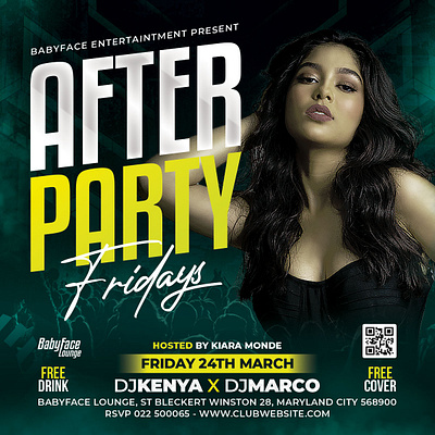 Night Club Flyer graphic design