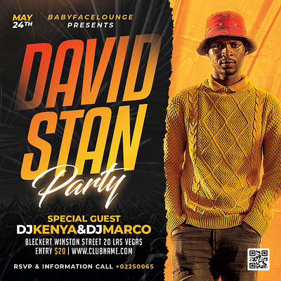 Night Club Flyer graphic design