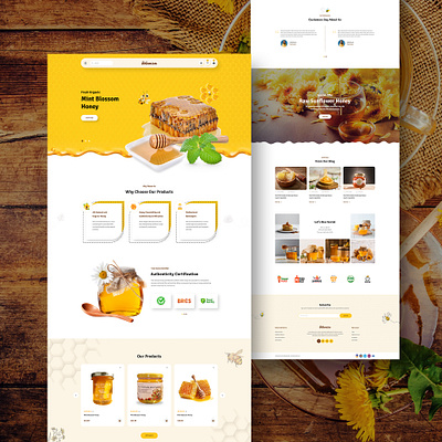 Botanica - Beekeeping and Honey Shop WordPress Theme beekeeping botanica drinks shop drinks website ecommerce food shop food website honey shop natural products organic food organic product tailwind css uxui web design web development website design woocommerce woocommerce theme wordpress wordpress theme