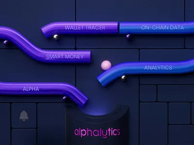 Alphalytics. 3D Illustration 3d 3d illustration animation crypto design graphic design illustration motion graphics nft