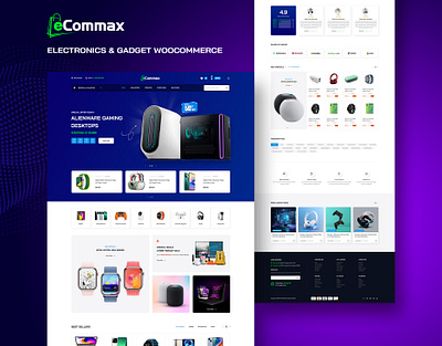 Ecommax - Electronics & Gadget WooCommerce WordPress Theme e commerce electronics store electronics website electronics wordpress elementor gadget shop gadget website gradient animation gradient web design mega shop website megashop wordpress shopify shopify theme tailwind css web design web development woocommerce woocommerce theme wordpress wordpress theme