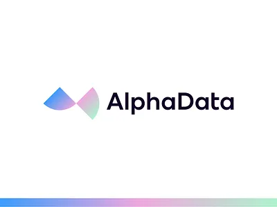 Alpha Data, logo design for retail analytics tech startup a alpha analytics d data graphic chart innovative letter mark monogram logo logo design modern project management retail saas software developer startup logo statistics stats tech technology