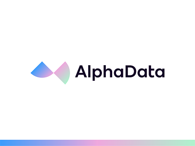 Alpha Data, logo design for retail analytics tech startup a alpha analytics d data graphic chart innovative letter mark monogram logo logo design modern project management retail saas software developer startup logo statistics stats tech technology