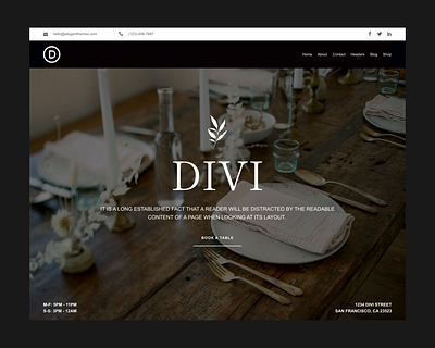 Fine Dining Landingpage Design design divi fine dining food food delivery food menu home page landing page lounge website restaurant restaurant landing page restaurant website ui ux web design website