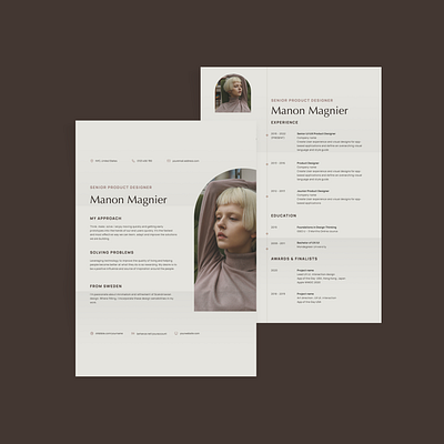 Free Modern Resume & Cover Letter Template figma free resume template