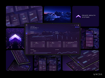 Redefining Wealth Management for UHNWI banking cx design digital finance financial fintech graph design investment management motion nodes portfolio premium system ui user experience user interface ux wealth