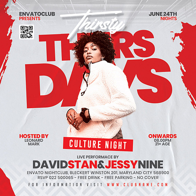 Night Club Flyer graphic design