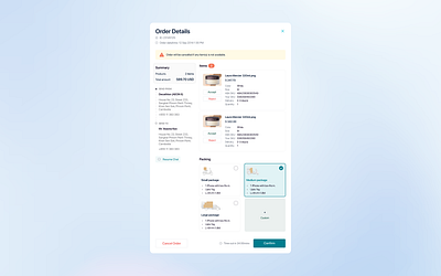 Order Details Web App UI cleanui dashboarddesign ecommerce interactiondesign minimaldesign ordermanagement ordertracking productdesign prolevelux ui ux webapp