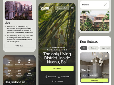 Mobile resolution for landing page bali indonesia jungle landing mobile natural