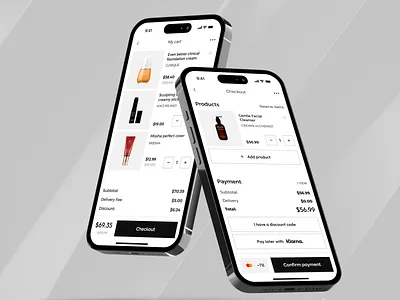 Mobile E-commerce App Design for a Cosmetics Store app design app interfaces application design best app design cart ecommerce ecommerce app mobile mobile app design mobile app ui mobile ecommerce mobile ui mobile ui design mobile ux modern app ui modern ui ui design ui ux design web design inspiration