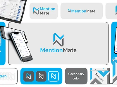 MENTIONMATE LOGO DESIGN brandidentity branding logo webdesign