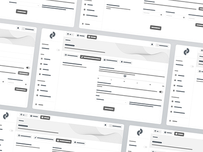 Decircles - Settings (Wireframe) concept control finance financial settings ui design ux design web design wireframe wireframes wireframing