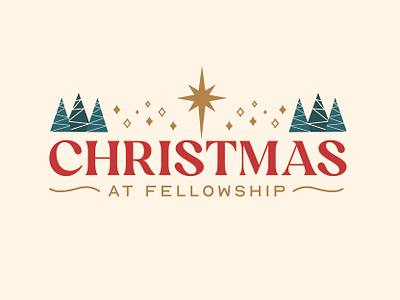 Christmas at Fellowship Event Campaign Illustration branding christmas christmas 2022 christmas logo church church christmas church design church event holiday 2022 illustration illustration art logo social media typography vector vector illustration web design
