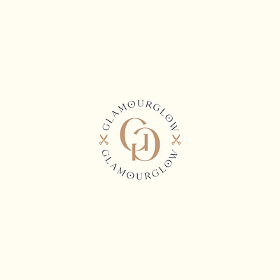 Minimal GG Monogram Logo for GlamourGlow Salon brand identity branding creative design design loog graphic graphic design icon illustration initials logo logo design logos logotype minimal modern monogram simple timeless unique