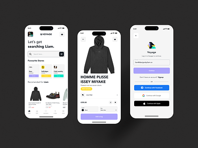 Digital retail app concept | Case Study design ui ux