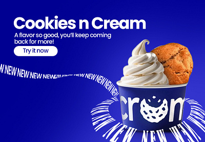 Crumble Cookies Social Media Post branding graphic design ui