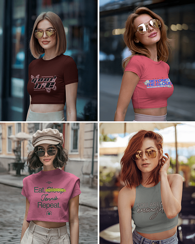 Instant mockups, no Photoshop needed! branding crop top graphic design motion graphics