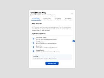 Terms & Privacy Policy - Booking Platform booking booking terms clean pop up flight booking flytktpolicy general policy onlinebooking policy page policy ui popup privacy policy privacyconsent terms privacy policy terms conditions terms page terms ux termsandconditions user experience useragreement ux design