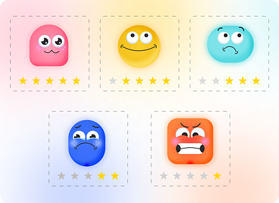 Animated Rating Prototype ⭐️ animation ui