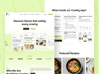 Cookfy - Your Ultimate Cooking Platform cooking designinspiration