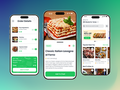 Modern Food Ordering App food mobile app modern app ordering responsive design ui ui mobile ui ux ux