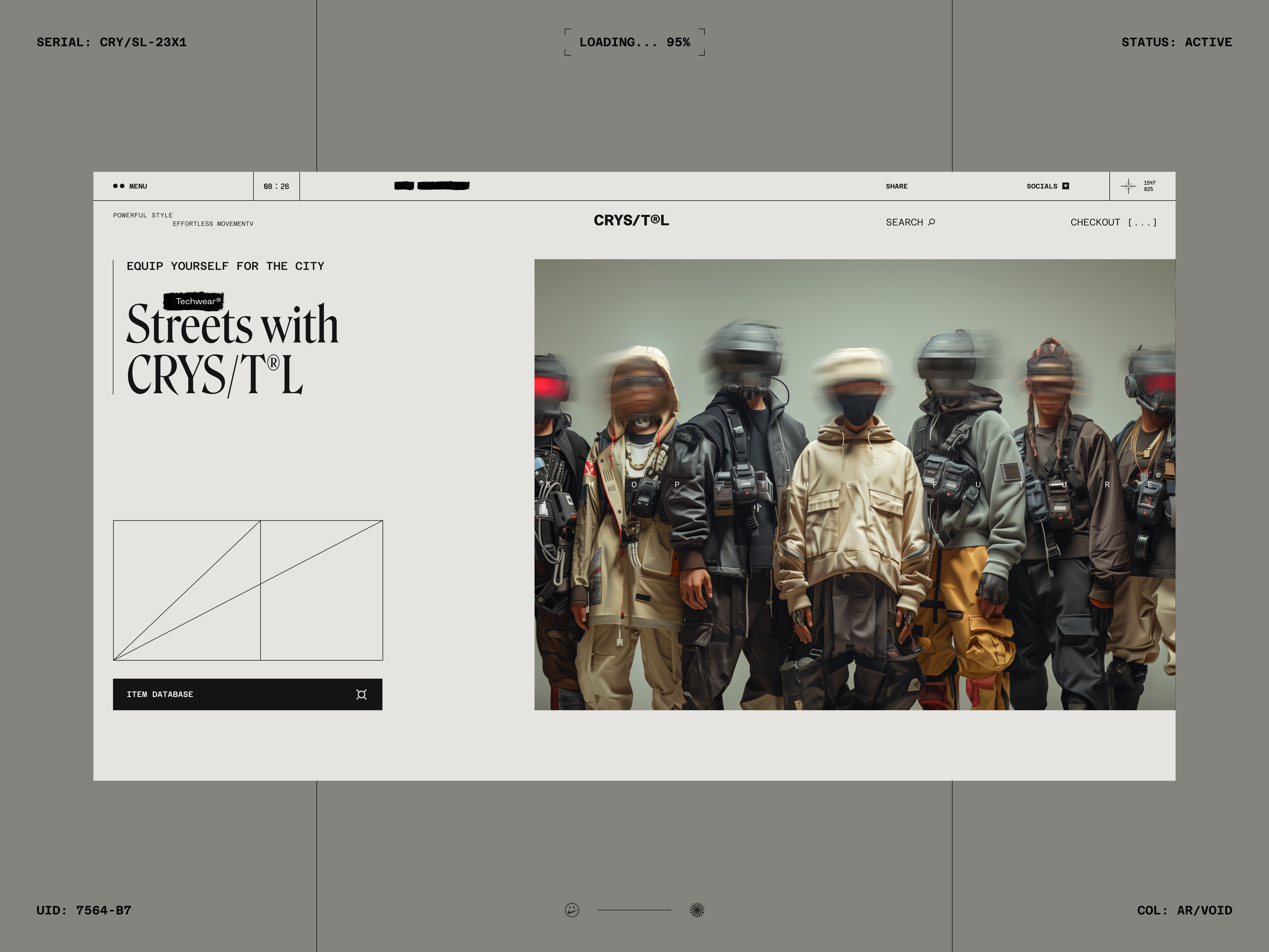 Crystal // Website agency animation blacklead bold clean digital ecommerce fashion graphic design landing landing page modern responsive shop ui ux website work