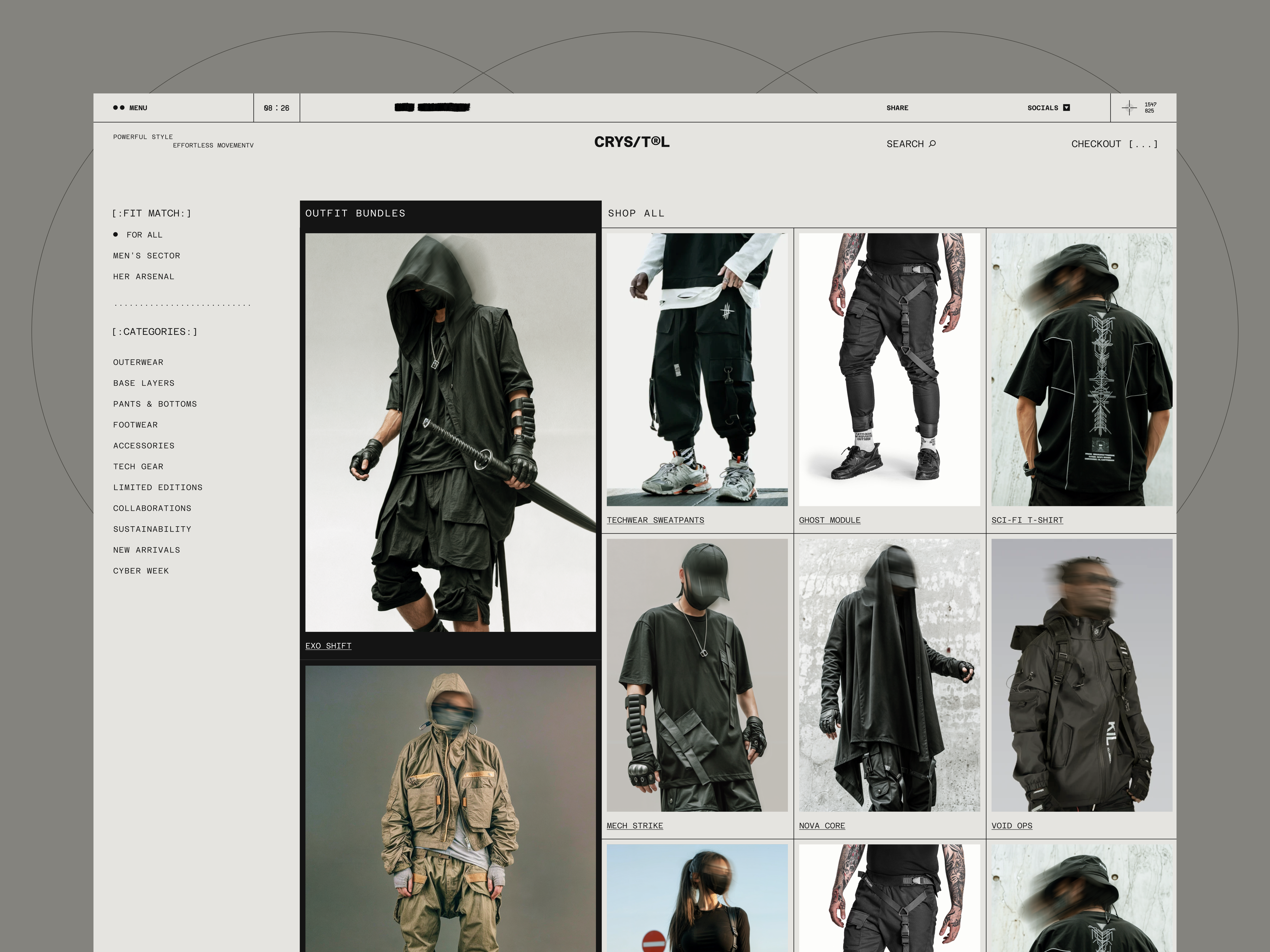 Example of Anime Website Design