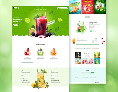 Botanica - Drinks Store & Juice Shop WooCommerce WordPress Theme drinks shop drinks website elementor food and drink fresh food juice shop website organic food smoothies website tailwind css web design web development woocommerce woocommerce theme wordpress wordpress theme