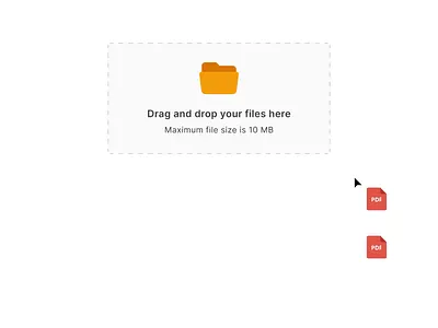 Drag and drop after effects animation check confetti design drag drag and drop drop files folder micro interaction motion graphics product design success upload ux
