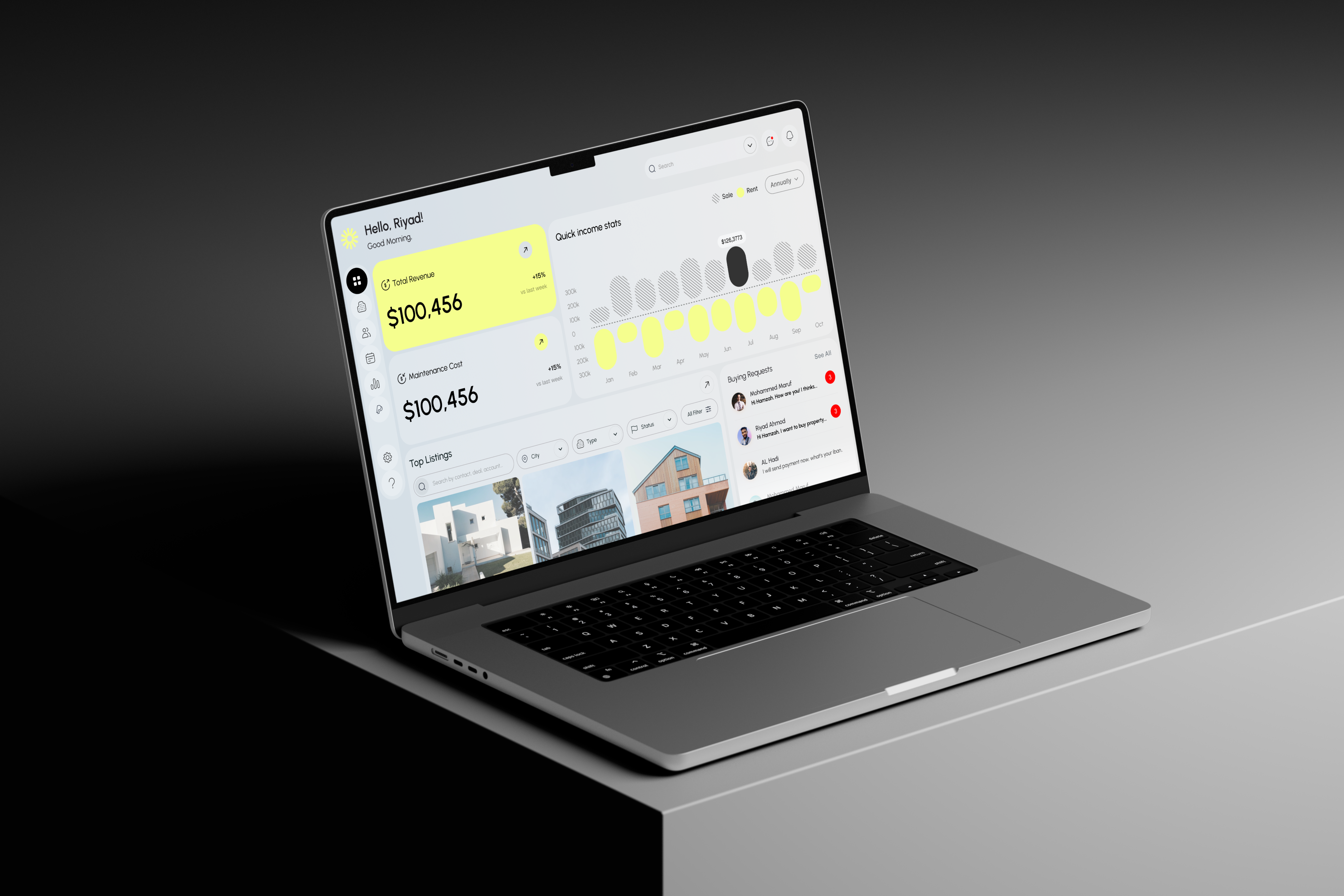 Example of Premium UI UX Design For Saas & Dashboard